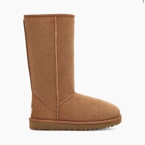 UGG CLASSIC TALL II ANIMAL CHESTNUT BOOTS - WOMEN'S